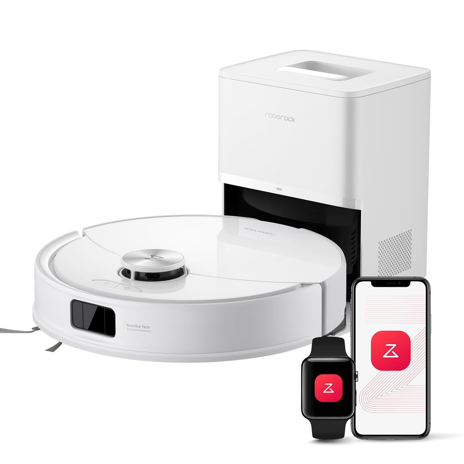 612vfUAJhfL roborock Q10 S5+ Robot Vacuum and Mop, 10,000Pa Suction - Image 1