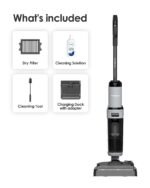 Tineco Floor ONE i5 Stretch Wet Dry Vacuum & Mop, 20kPa, 180° Lay-Flat, 30-Min Runtime - Image 9
