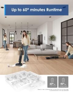 1. Tineco Floor ONE i6 Stretch Wet Dry Vacuum & Mop, 20kPa, 180° Lay-Flat, 40-Min Runtime - Image 7