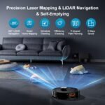 Robot Vacuum and Mop for Pet Hair, 11500Pa Suction, 90-Day Self-Emptying - Image 2