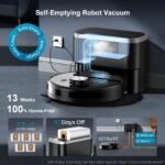 Robot Vacuum and Mop for Pet Hair, 11500Pa Suction, 90-Day Self-Emptying - Image 6