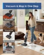 Tineco Floor ONE i5 Stretch Wet Dry Vacuum & Mop, 20kPa, 180° Lay-Flat, 30-Min Runtime - Image 3