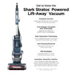 Shark Stratos Upright Vacuum, Powered Lift-Away, HEPA Seal, Navy, AZ3002 - Image 11