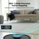 Shark AV2501AE AI Robot Vacuum with XL HEPA Self-Empty Base, LiDAR Navigation, Wi-Fi, Black - Image 5