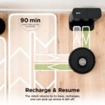 Shark AV2501AE AI Robot Vacuum with XL HEPA Self-Empty Base, LiDAR Navigation, Wi-Fi, Black - Image 8