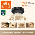 dreame D20 Air Plus Robot Vacuum and Mop, 20,000Pa Powerful Suction - Image 2