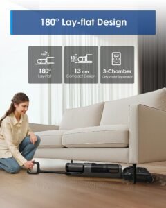 1. Tineco Floor ONE i6 Stretch Wet Dry Vacuum & Mop, 20kPa, 180° Lay-Flat, 40-Min Runtime - Image 6