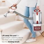 Shark Rotator Lift-Away Upright Vacuum with HEPA Filter, White/Red, NV501 - Image 3