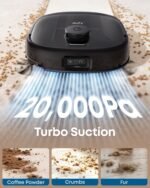 eufy E25 Robot Vacuum and Mop Combo, 20,000 Pa, HydroJet Roller Mop - Image 3